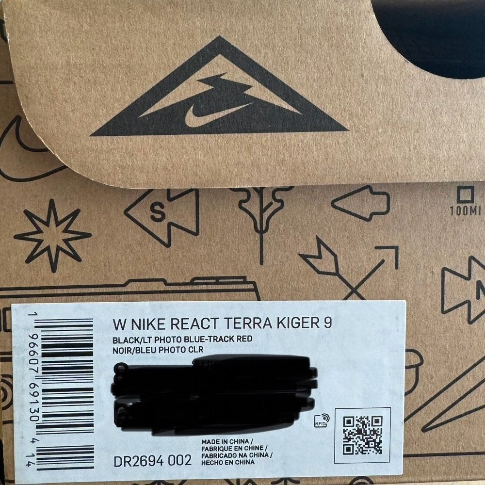 Wmns Nike Air Zoom Terra Kiger 9 Trail Running Shoes Athletic Hiking DR2694-002 - Picture 7 of 8